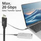 Kabel ACT USB-C 4.0 20Gbps Thunderbolt 3 2m