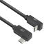 Kabel ACT USB-C hoek links/rechts USB-C hoek boven/beneden 10Gbps 2m