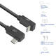 Kabel ACT USB-C hoek links/rechts USB-C hoek boven/beneden 10Gbps 2m