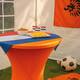 Tafelrok BRASQ voor statafel 80cm oranje