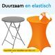 Tafelrok BRASQ voor statafel 80cm oranje