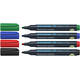 Permanent marker Schneider Maxx 130 rond 1-3mm assorti 4 stuks