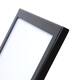 Menustandaard Office magnetisch acryl vak A4 zwart