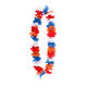 Hawaïkrans rood wit blauw en oranje