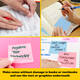 Memoblok Post-it 3M 73x73mm Transparant roze