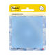 Memoblok Post-it 3M 73x73mm Transparant blauw