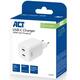 Oplader ACT USB-C 100W 2-poorts PD, PPS, AVS, QC, Ganfast
