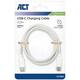 Kabel ACT 2.0 USB-C 240W 1 meter wit
