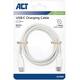 Kabel ACT 2.0 USB-C 60W 1 meter wit