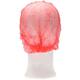 Haarnet CMT clip non-woven L 53cm PP rood 100 stuks