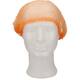 Haarnet CMT clip non-woven M 49cm PP oranje 100 stuks