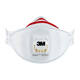 Stofmasker 3M Aura Comfort Cool Flow 9332 FFP3 met ventiel 2 stuks