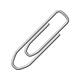 Paperclip Alco 26mm hoekig verzinkt 100stuk