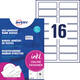 Naambadge etiket Avery L4783-20 88.9x31mm zelfklevend 320 stuks