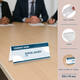 Tafelnaambord Europel A5 gevouwen 5 stuks
