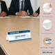 Tafelnaambord Europel A6 gevouwen 10 stuks