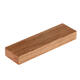 Kaarthouder Europel acryl met houten voet A5 liggend