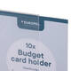Kaarthouder Europel Budget T-standaard A6 staand 10 stuks
