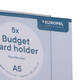 Kaarthouder Europel Budget T-standaard A5 liggend 5 stuks