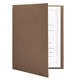Menukaart Securit Signature A4 bruin