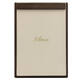 Menukaart Securit Signature klembord A4 donker hout grijs