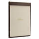 Menukaart Securit Signature klembord A4 donker hout grijs