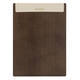 Menukaart Securit Signature klembord A4 donker hout grijs