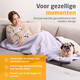 Knuffelwarmtedeken Medisana HB 418 lila
