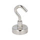Magneet met haak Westcott 25mm zilver Trekkracht +/- 15kg