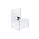 Actiebox Sigel transparant met slot 15x22x15cm + insteek