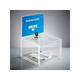 Actiebox Sigel transparant met slot 15x22x15cm + insteek
