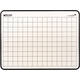 Wisbord Legamaster emaille staal geruit + blanco