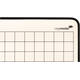 Wisbord Legamaster emaille staal geruit + blanco