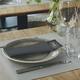 Dinerservet Tork Linstyle Premium 1/8 vouw 1-laags 390x390mm 50 vel zwart 478196
