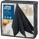 Dinerservet Tork Linstyle Premium 1/4 vouw 1-laags 390x390mm 50 vel zwart 478825