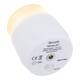 Theelicht Securit Amsterdam LED warmwit met oplaadstation 12 stuks wit
