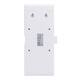 Theelicht Securit Amsterdam LED warmwit met oplaadstation 12 stuks wit