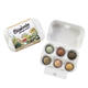 Giftbox Blossombs bloemen eierdoosje à 6 zaadbommetjes