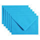 Envelop Papicolor C6 114x162mm hemelsblauw pak à 6 stuks