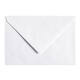 Envelop Papicolor C6 114x162mm kraft wit pak à 6 stuks