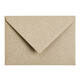 Envelop Papicolor C6 114x162mm kraft grijs pak à 6 stuks