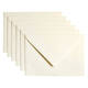 Envelop Papicolor C6 114x162mm metallic ivoor pak à 6 stuks