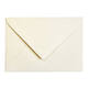 Envelop Papicolor C6 114x162mm metallic ivoor pak à 6 stuks