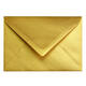 Envelop Papicolor C6 114x162mm metallic goud pak à 6 stuks