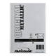 Envelop Papicolor C6 114x162mm metallic zilver pak à 6 stuks