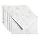 Envelop Papicolor C6 114x162mm marble grijs pak à 6 stuks