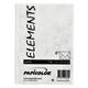 Envelop Papicolor C6 114x162mm marble grijs pak à 6 stuks