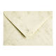 Envelop Papicolor C6 114x162mm marble ivoor pak à 6 stuks