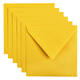 Envelop Papicolor 140x140mm dottergeel pak à 6 stuks