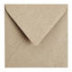 Envelop Papicolor 140x140mm kraft grijs pak à 6 stuks
